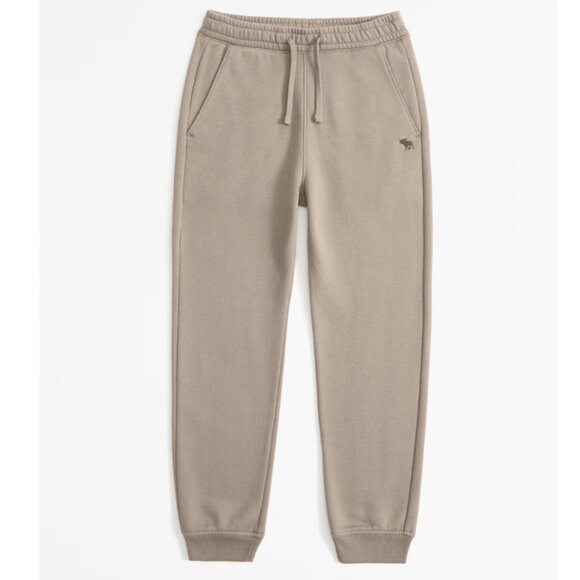 Abercrombie Essential Icon Joggers, Tan, Boys Size 11/12 - Picture 1 of 5